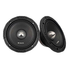 Orion HCCA654NHP 6.5" 1800 Watts Peak 4 - Ohm Car Audio Midrange Speakers (Pair)