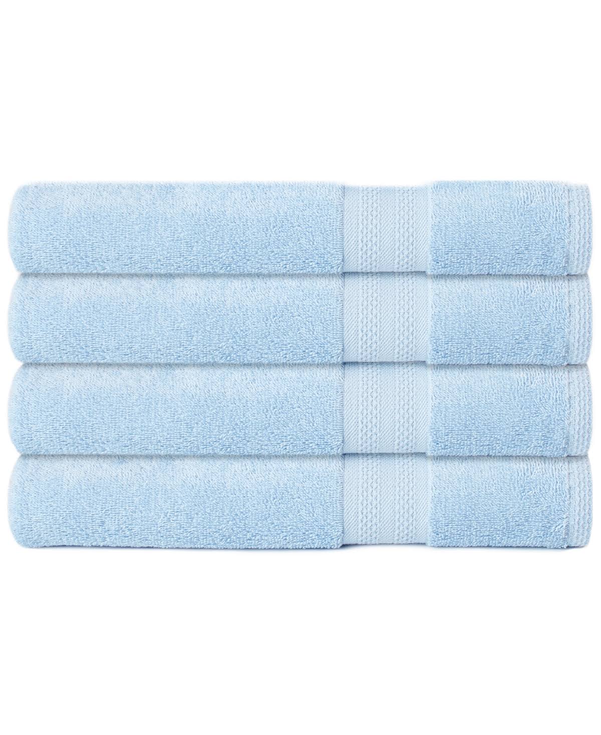 Sunham Soft Spun Cotton 4-pc. Bath Towel Set - Powder Blue